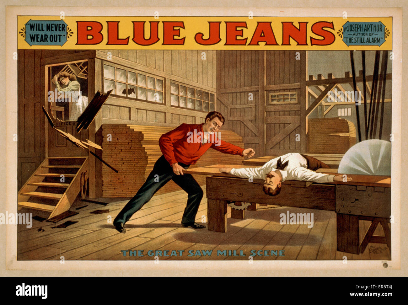 Blue Jeans werden sich nie abnutzen: Von Joseph Arthur, Autor von Stockfoto