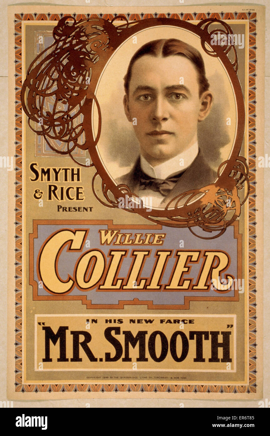 Smyth & Rice präsentieren Willie Collier in seiner neuen Farce Mr. Smo Stockfoto