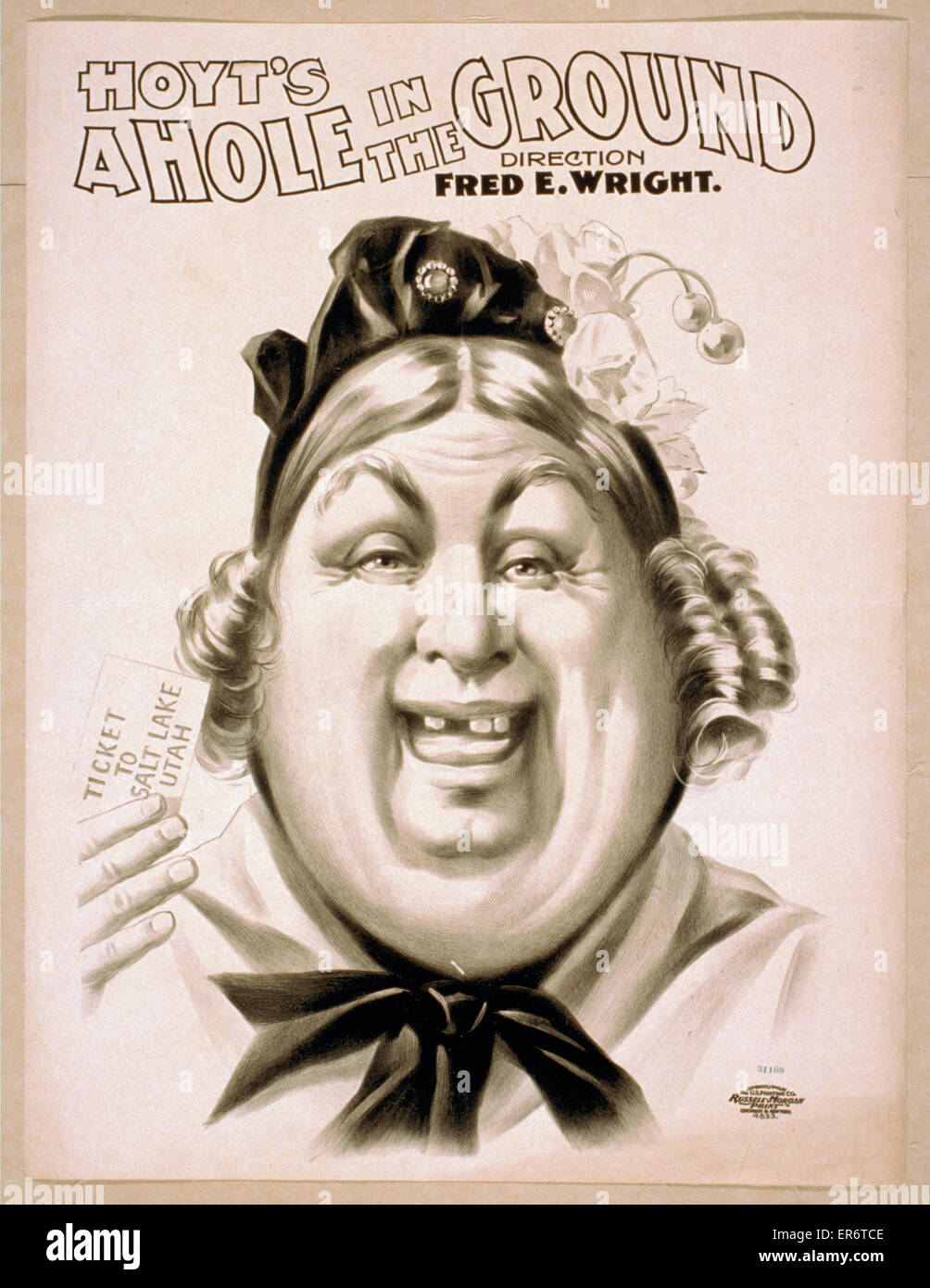 Hoyt ist ein Loch im Boden Stockfoto