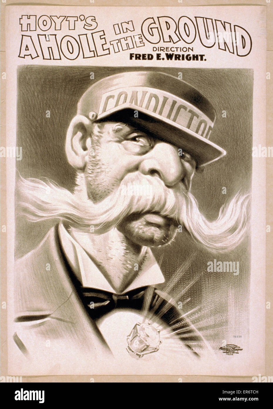 Hoyt ist ein Loch im Boden Stockfoto