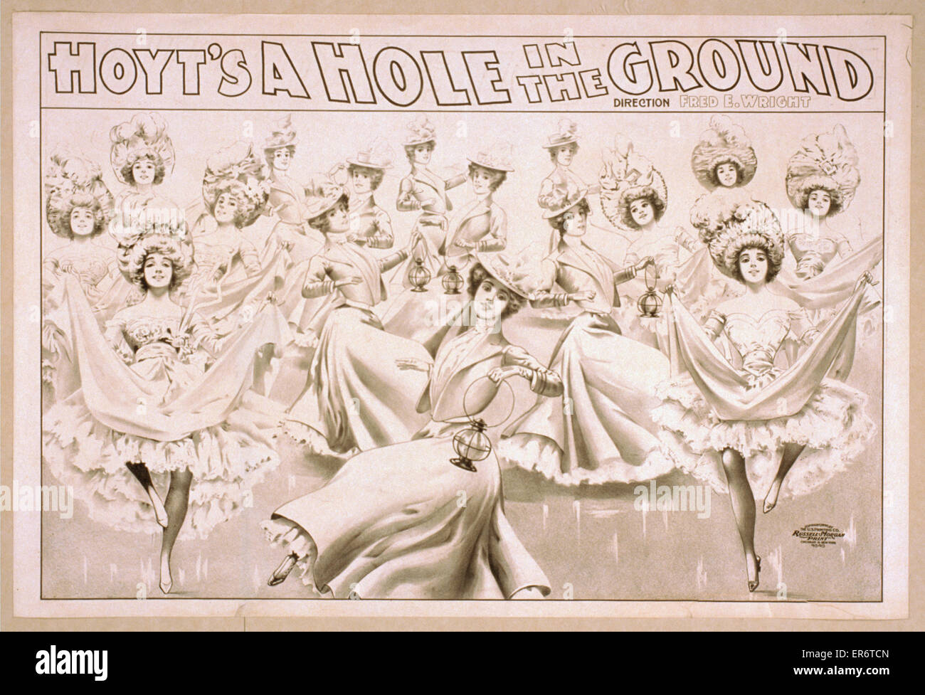 Hoyt ist ein Loch im Boden Stockfoto