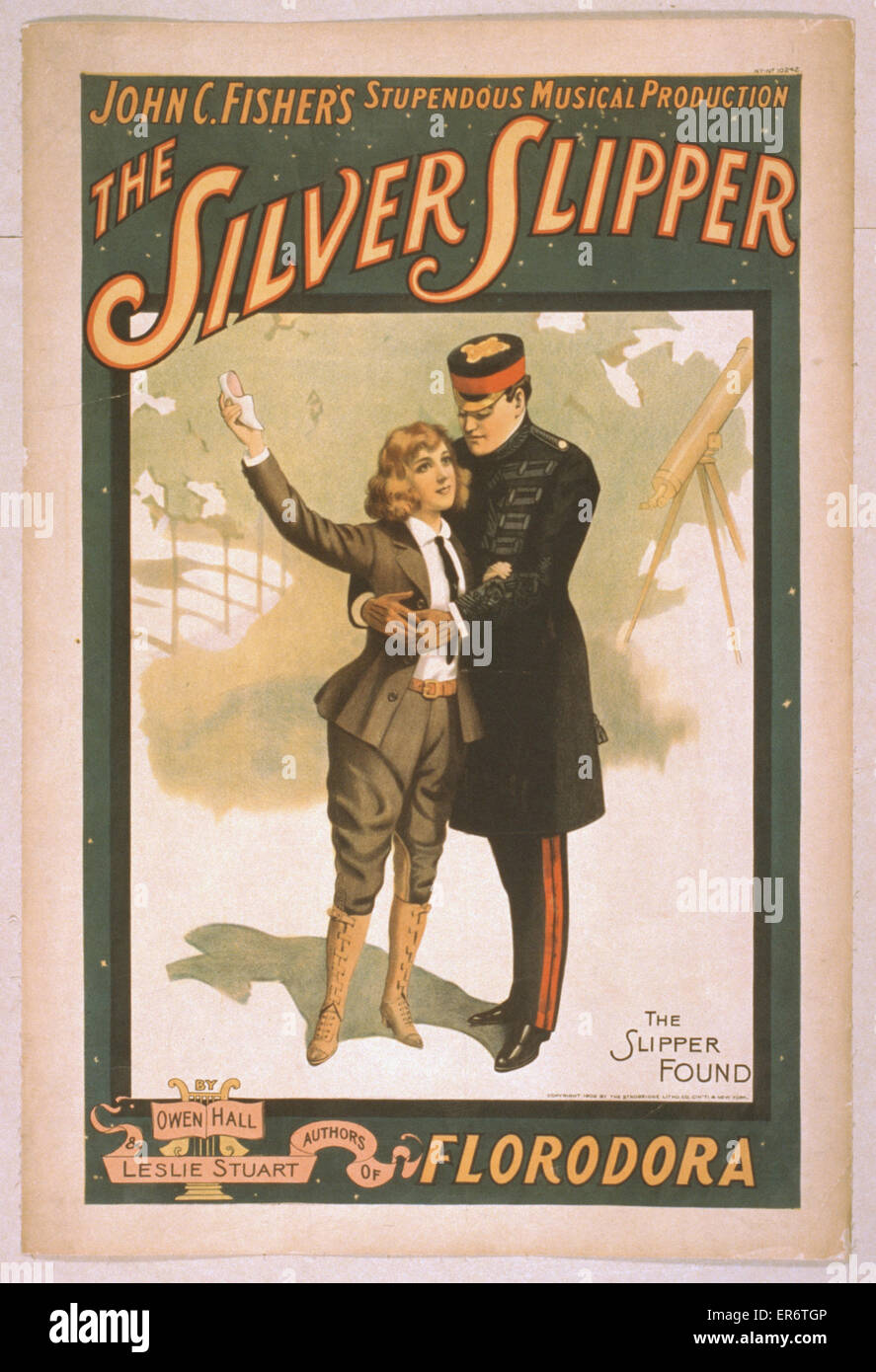 John C. Fishers beeindruckende Musical-Produktion, die Silber s Stockfoto