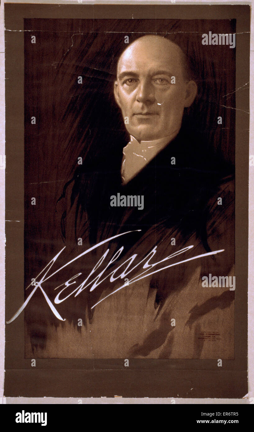 Kellar Poster Plakat Stockfoto