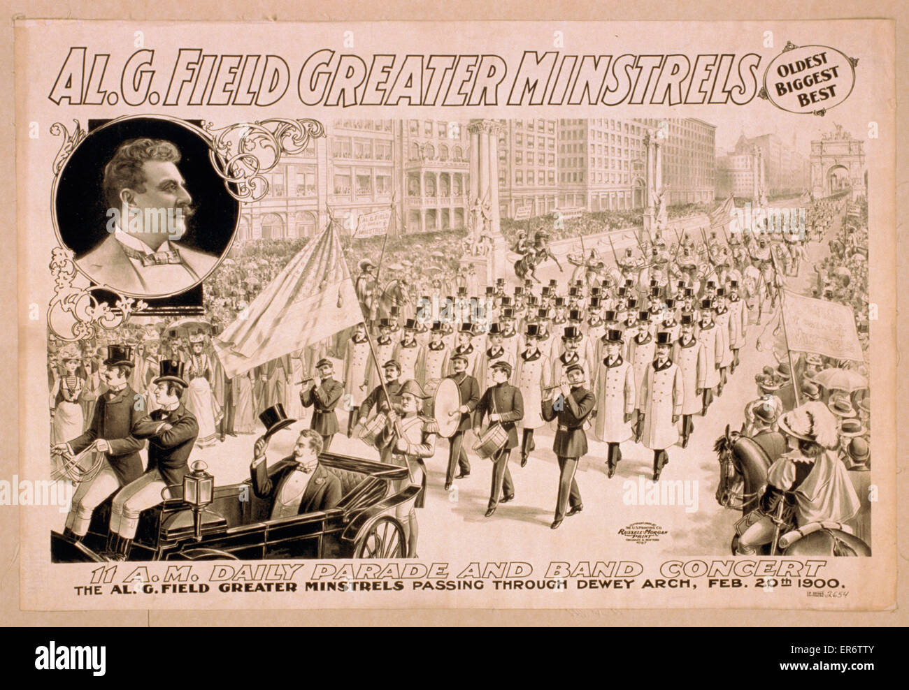 Al. G. Field Greater Minstrels älteste, größte, beste Stockfoto