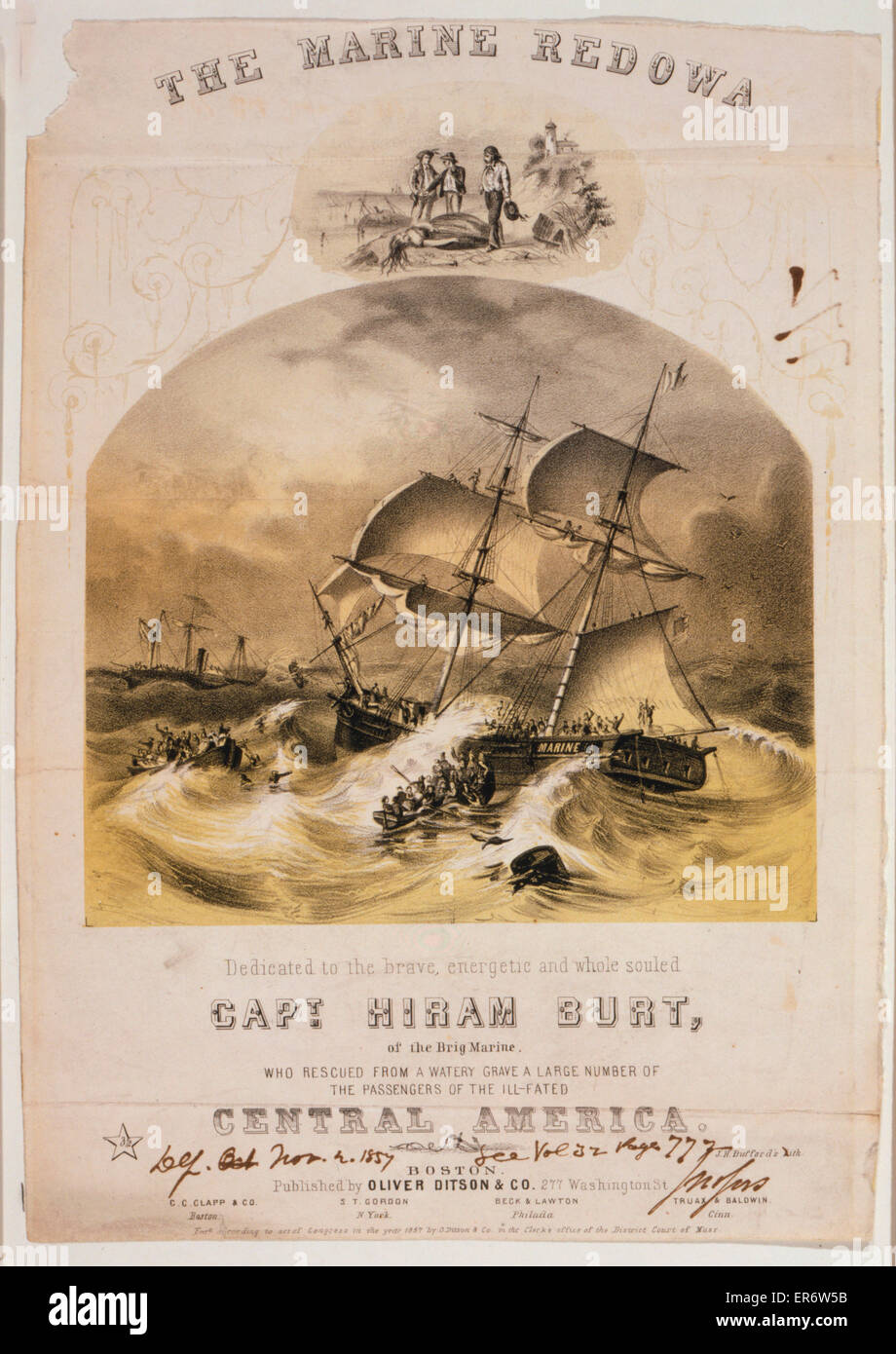 The Marine Redowa - dem tapferen, energiegeladenen und weißen Menschen gewidmet Stockfoto