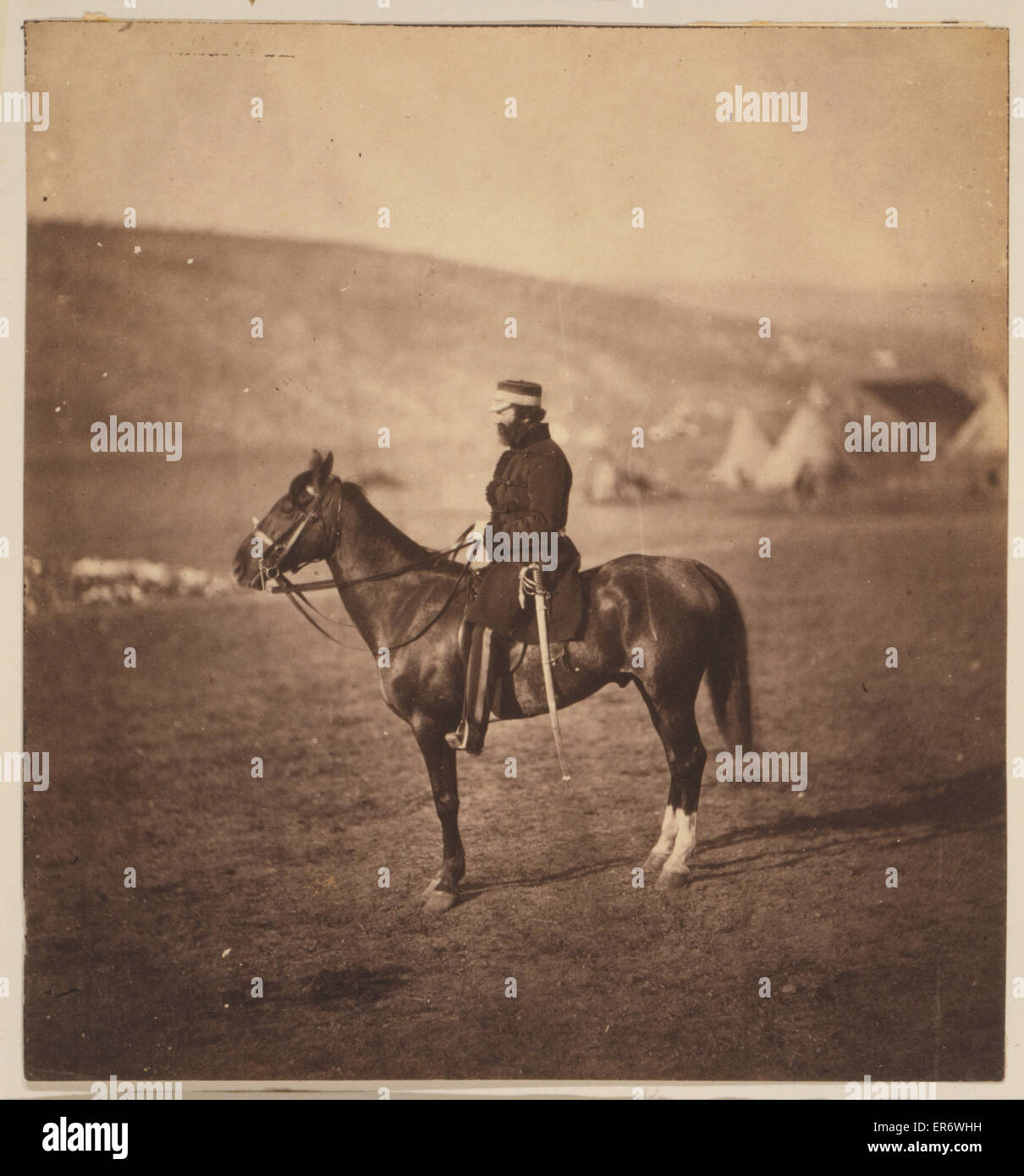 Colonel Shewell, CB, Kommandant der Hussar-Brigade Stockfoto