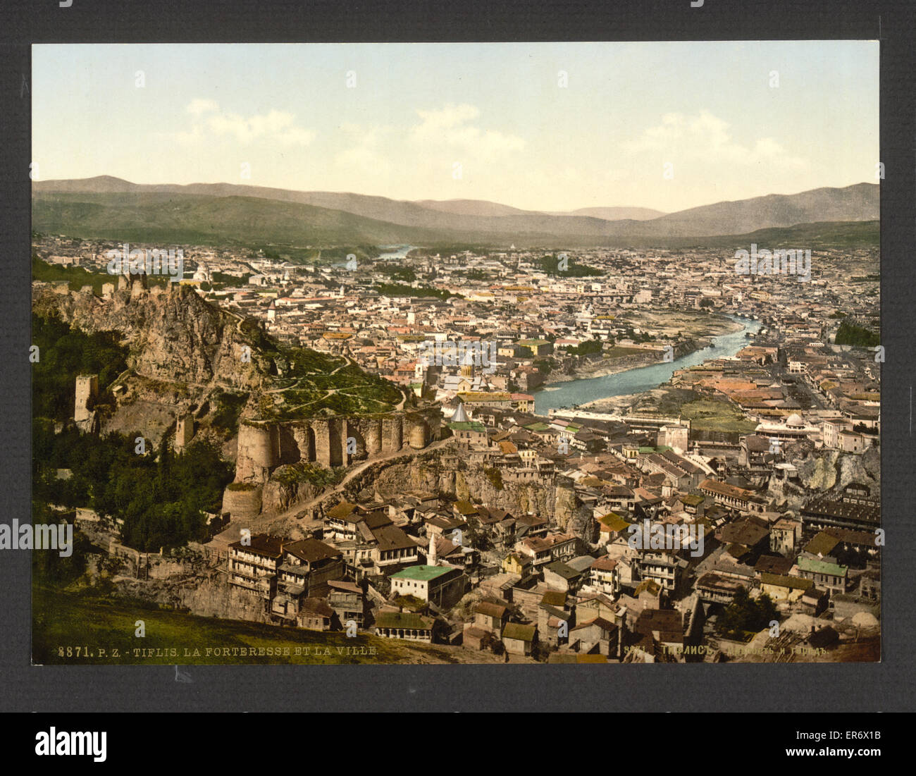 Stadt und Festung, Tiflis, Russland, (Tiflis, Georgien) Stockfoto