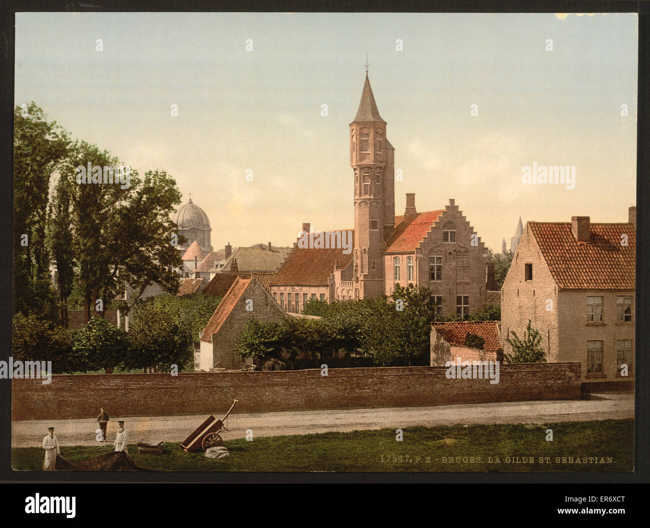 Die Gilde von St. Sebastian, Brügge, Belgien Stockfoto