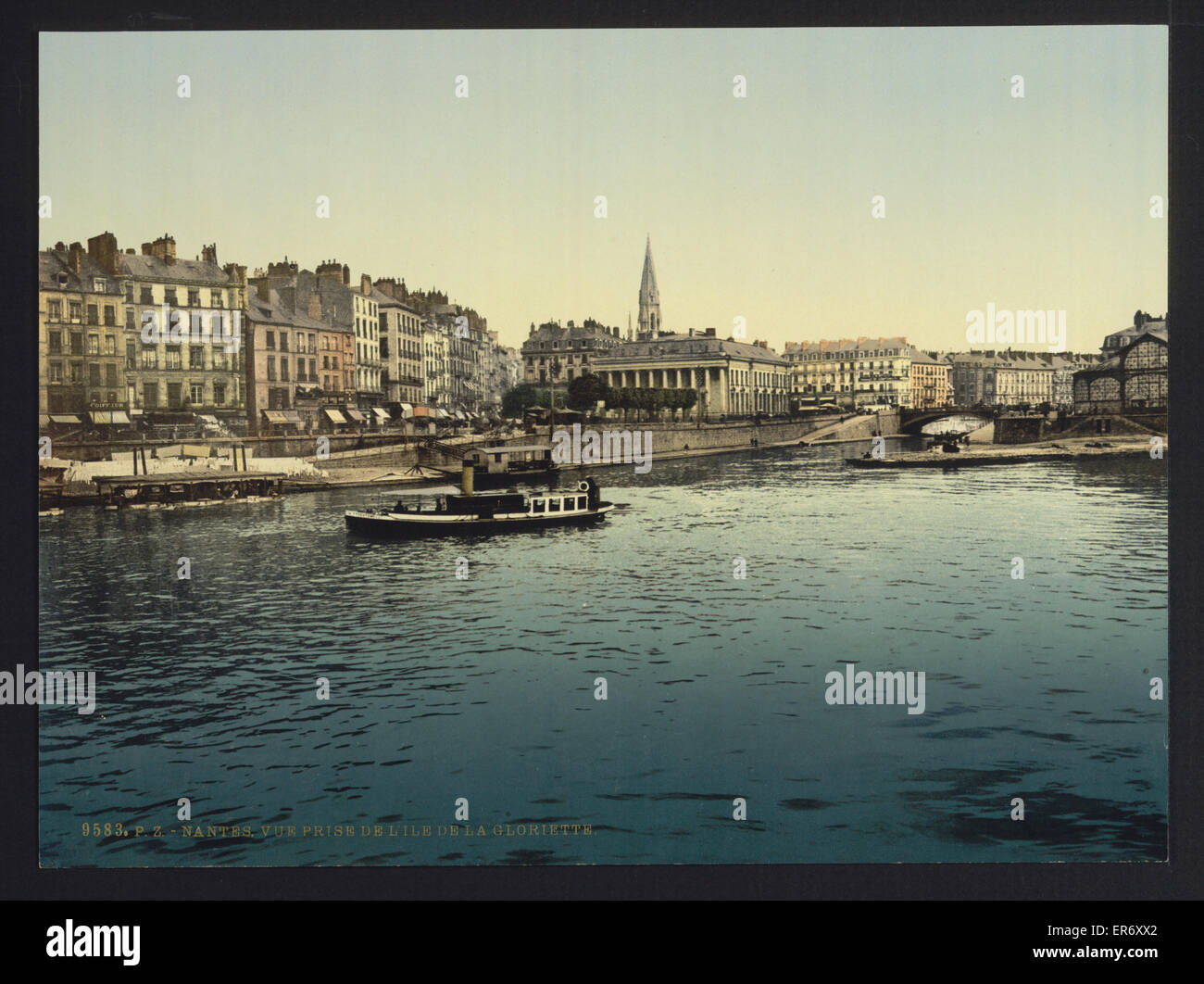 Panorama und Bourse von La Gloirette (d. h. Gloriette), Nan Stockfoto