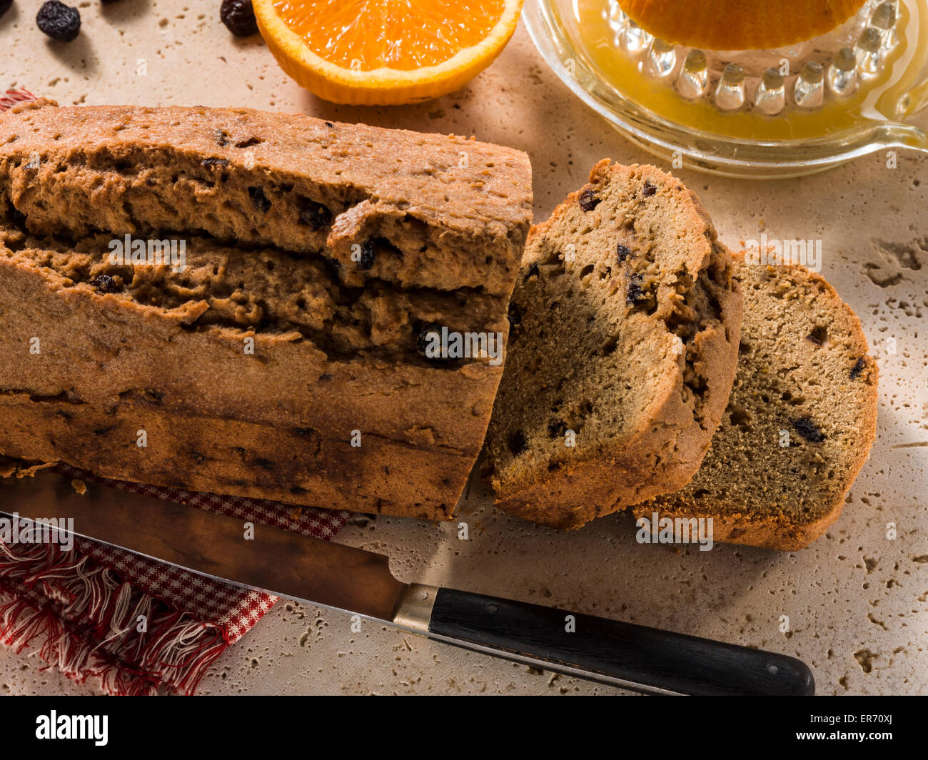 Rum-Kuchen Stockfoto