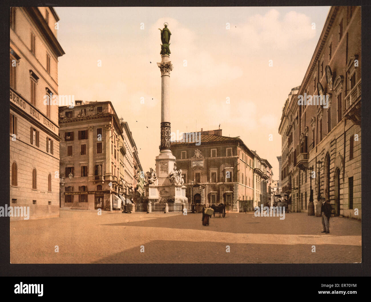 Rom, Piazza di Spagna, Italien Stockfoto
