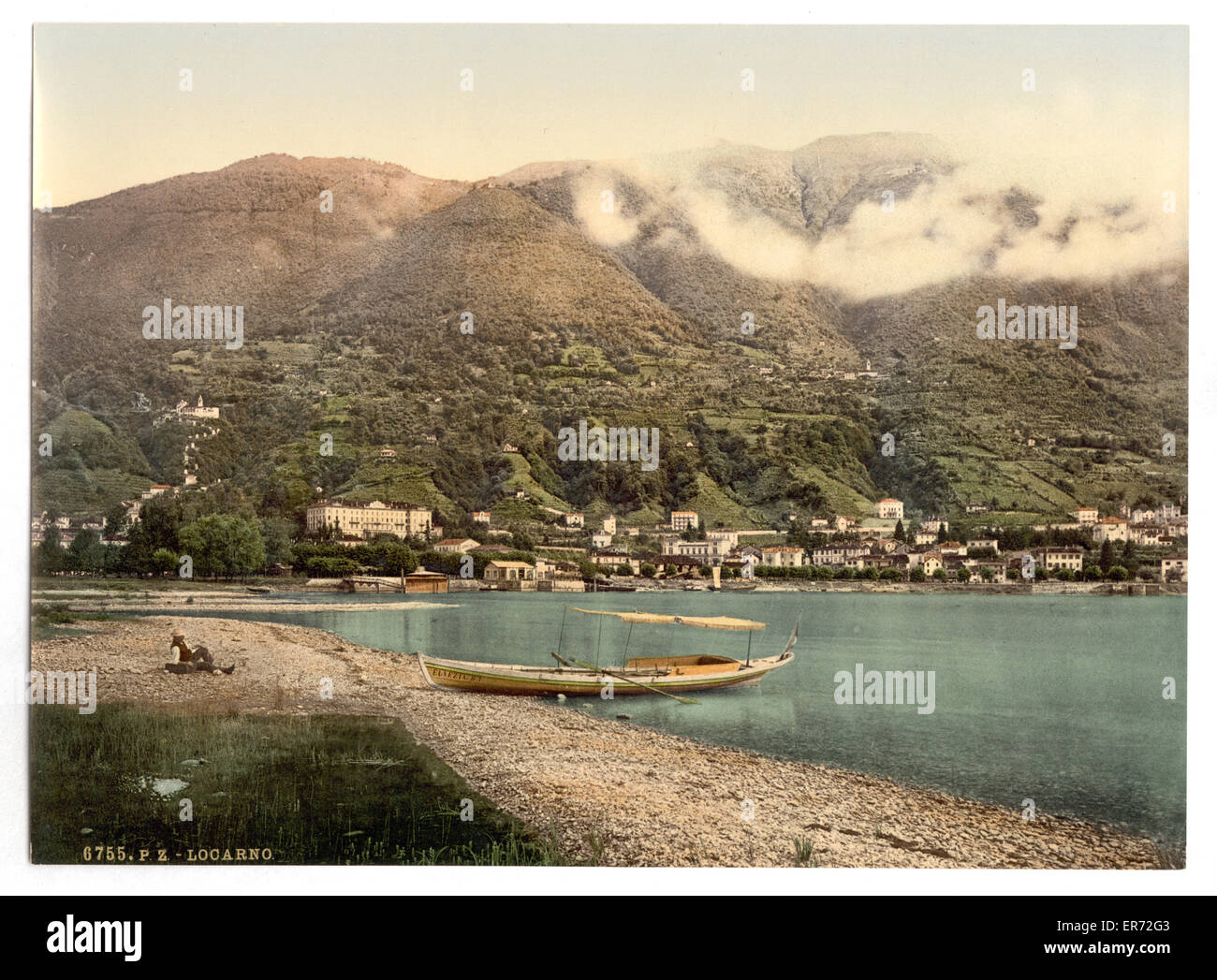 Locarno, Blick auf den See, Tessin, Schweiz Stockfoto