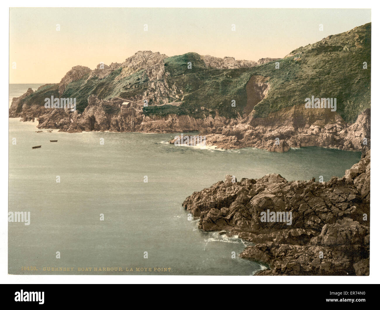 Guernsey, Bootshafen, La Maye Point, Kanalinseln, Engla Stockfoto