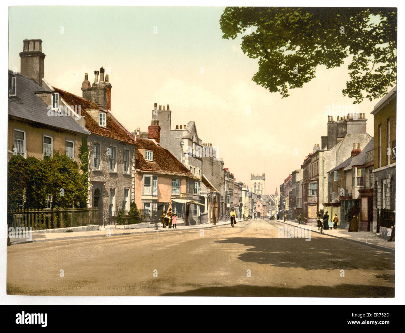 High Street West, Dorchester, England Stockfoto