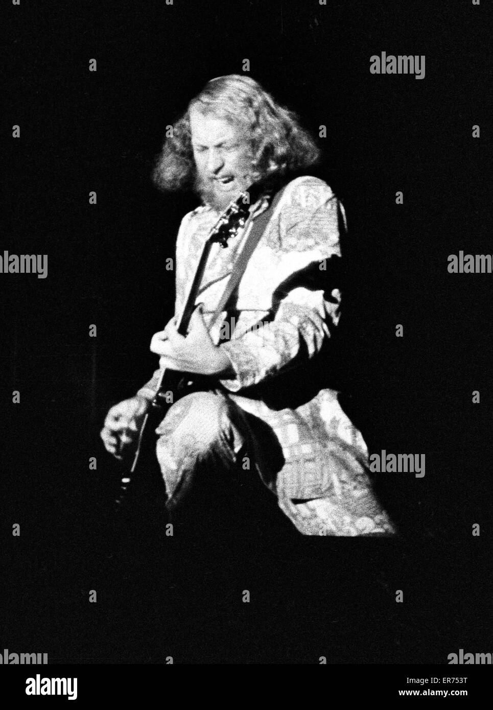 Jethro Tull Konzert, 1975 - Martin Barre Stockfoto