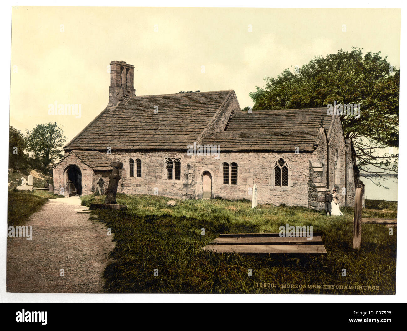 Heysham Church, Morecambe, England Stockfoto