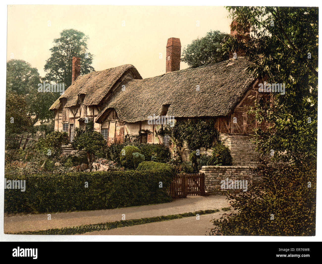 Ann Hathaway's Cottage, Stratford-on-Avon, England Stockfoto