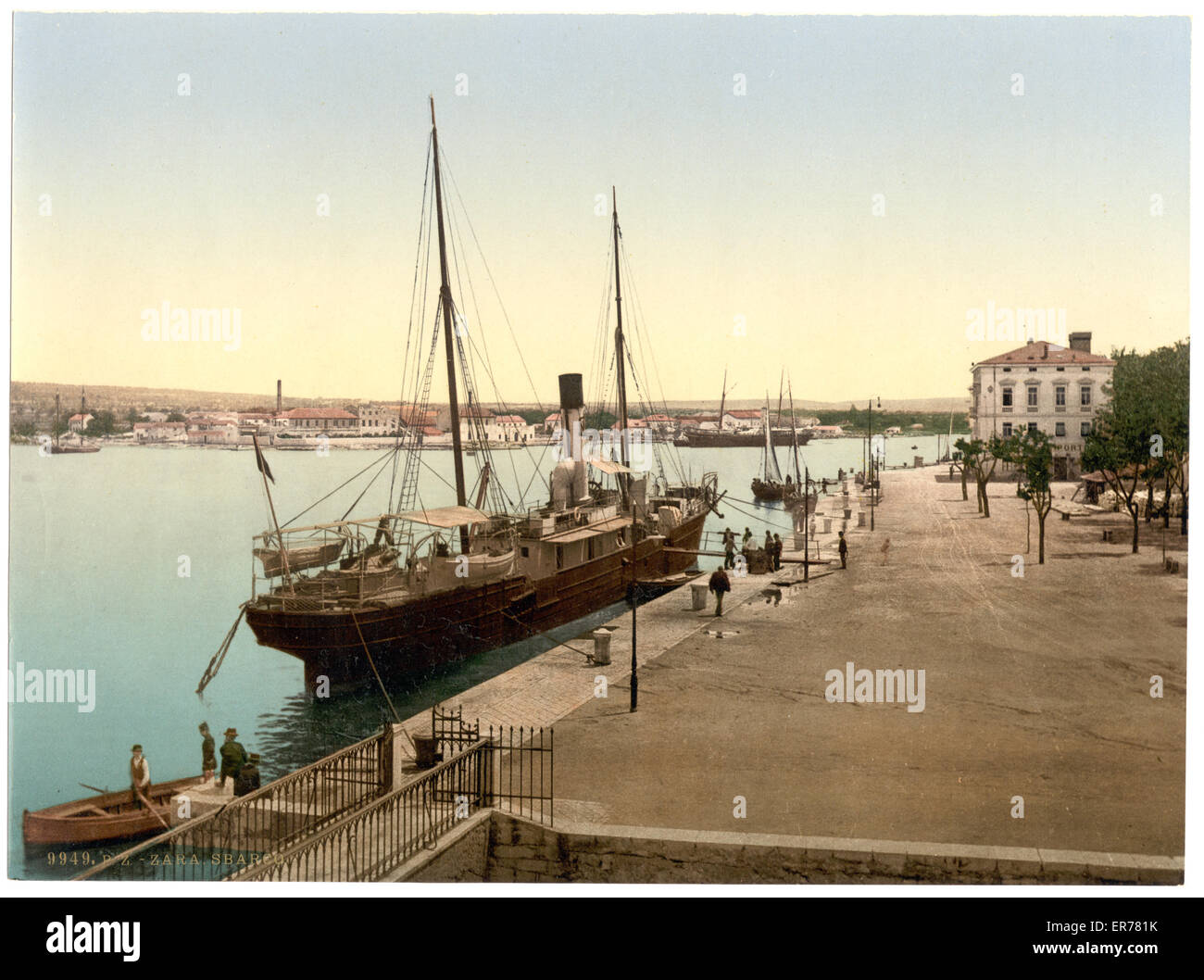 Zara, Landeplatz, Dalmatien, Austro-Ungarn Stockfoto