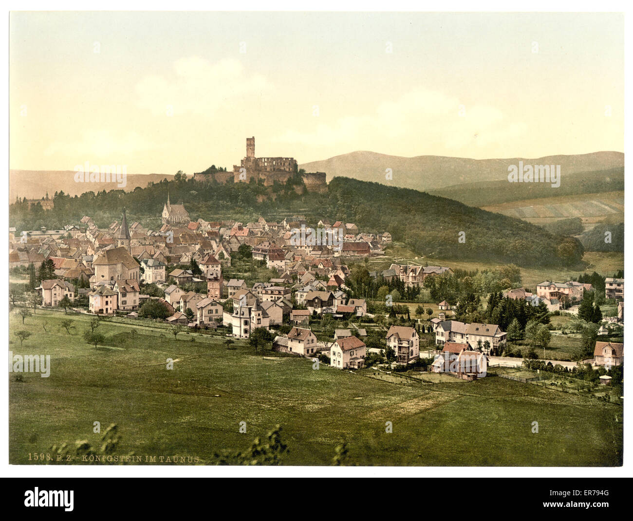 Konigstein im Taunus, Frankfort am Main (d. h. Frankfurt Stockfoto