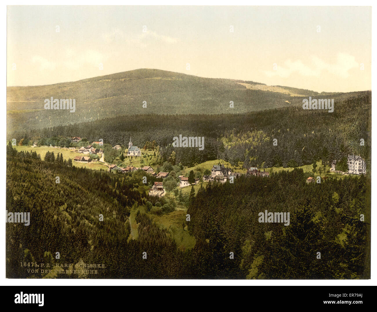 Schierke, Hartz, Deutschland. Bis ca. 1890 ca. 1900 bis heute. Stockfoto