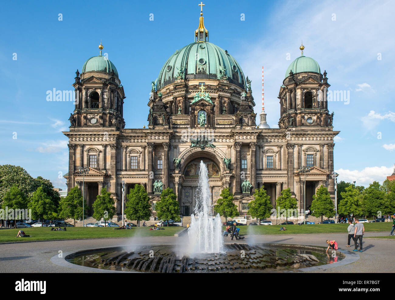 Berliner Dom (Berliner Dom) auf der Museumsinsel im Bezirk Mitte der deutschen Hauptstadt Stockfoto