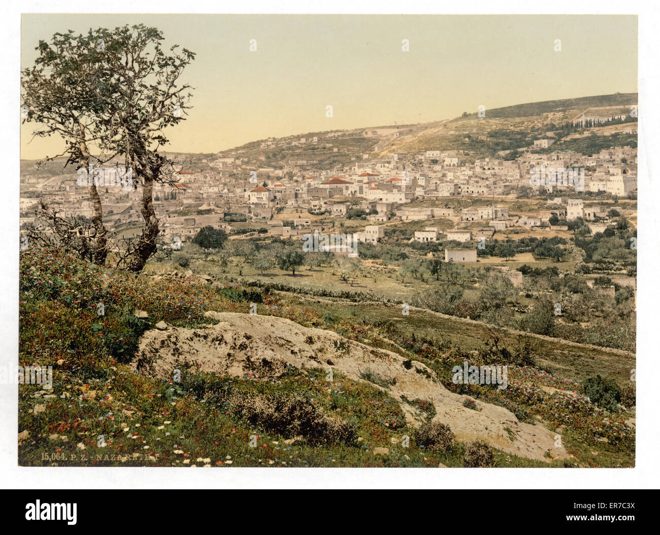 Aus dem Osten, Nazareth, Heiliges Land, (d. h., Israel) Stockfoto