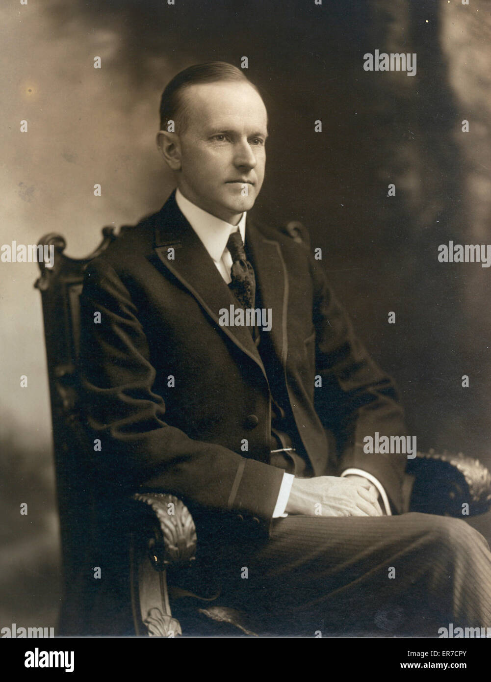 Gov'r Calvin Coolidge Stockfoto