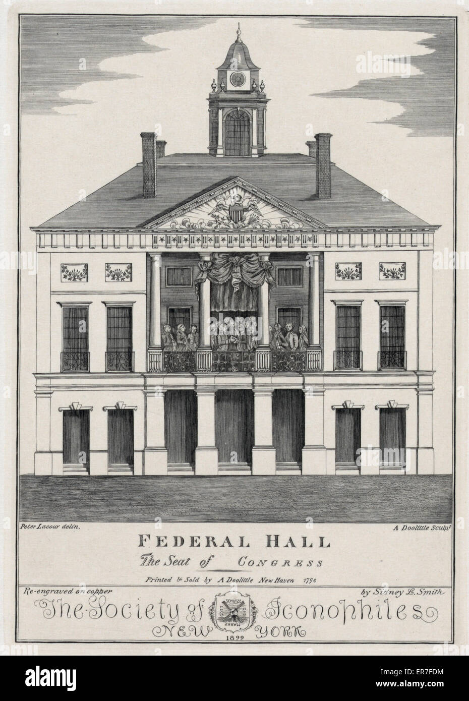 Federal Hall. Der Sitz des Kongresses Stockfoto