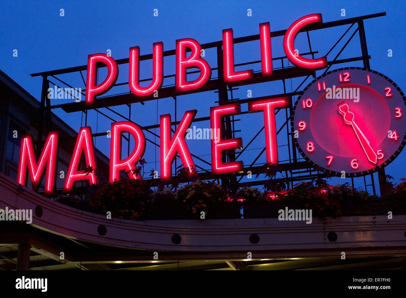 Seattle Public Market Stockfoto