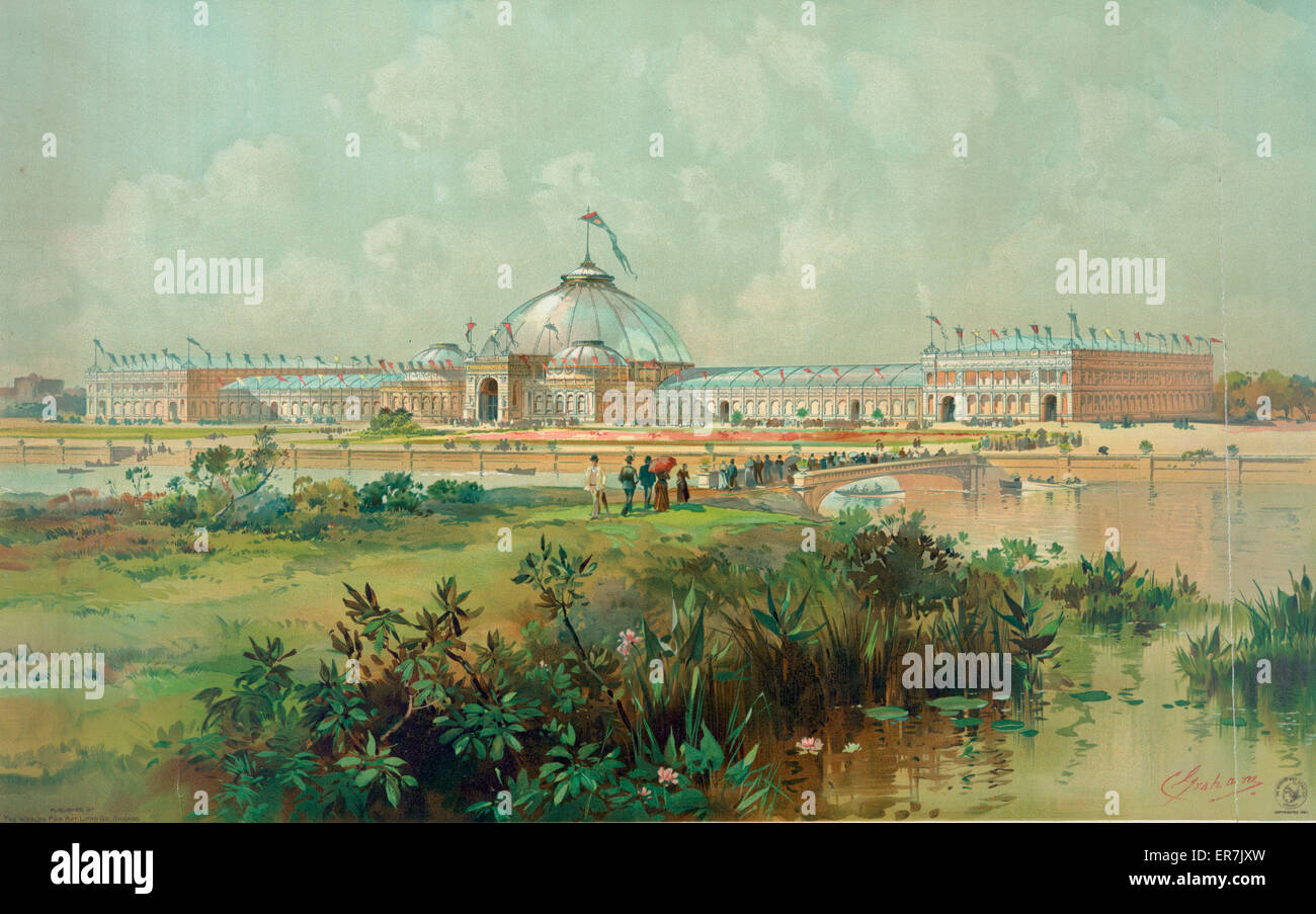 Gartenbau Hall, World's Columbian Exposition Stockfoto