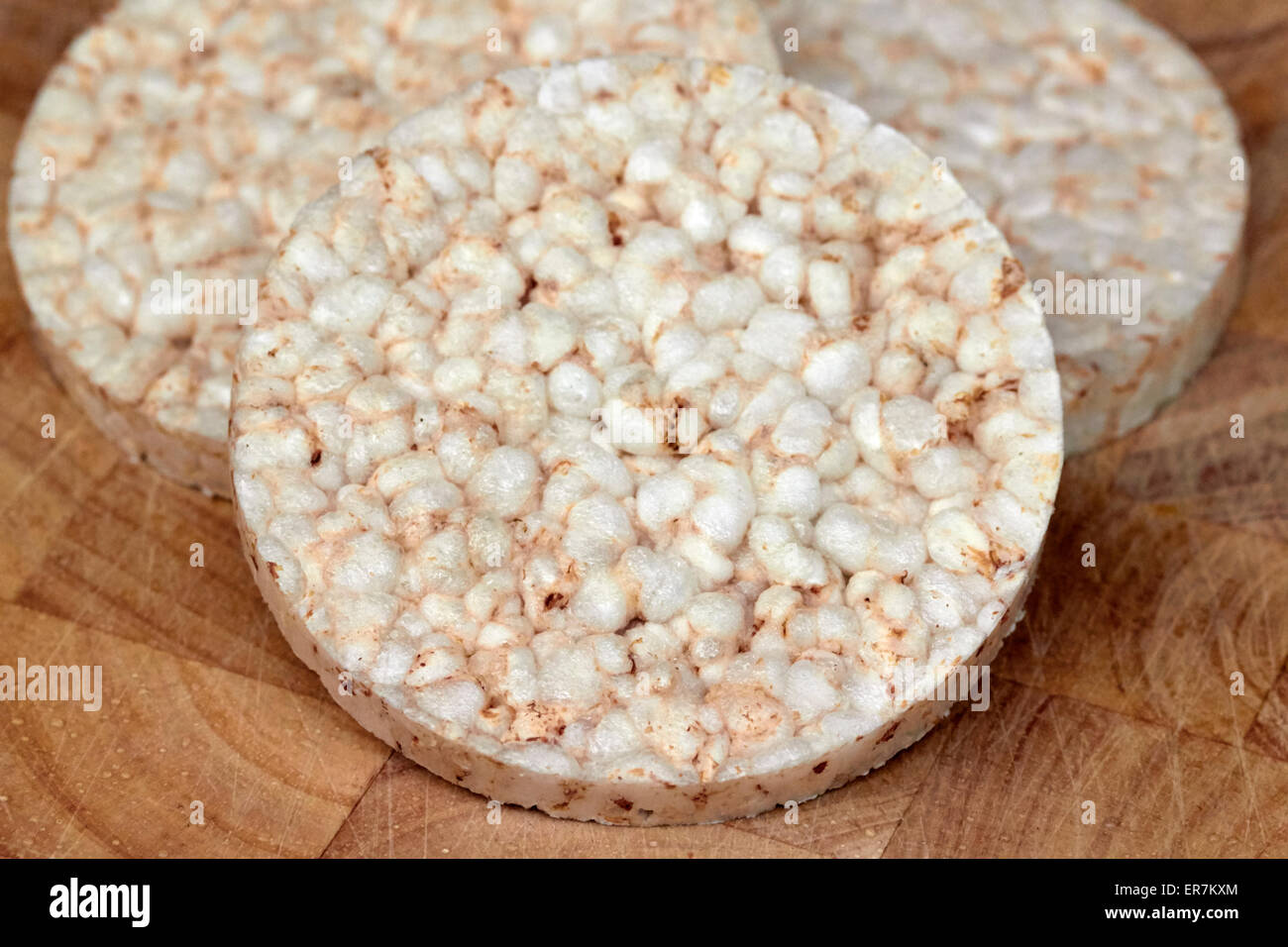 Reiskuchen Stockfoto