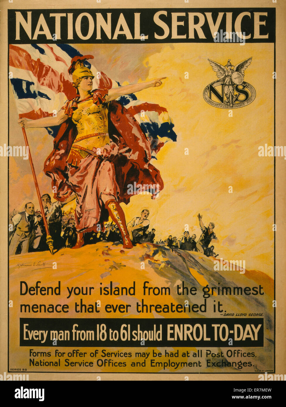 Wehrdienst Stockfoto