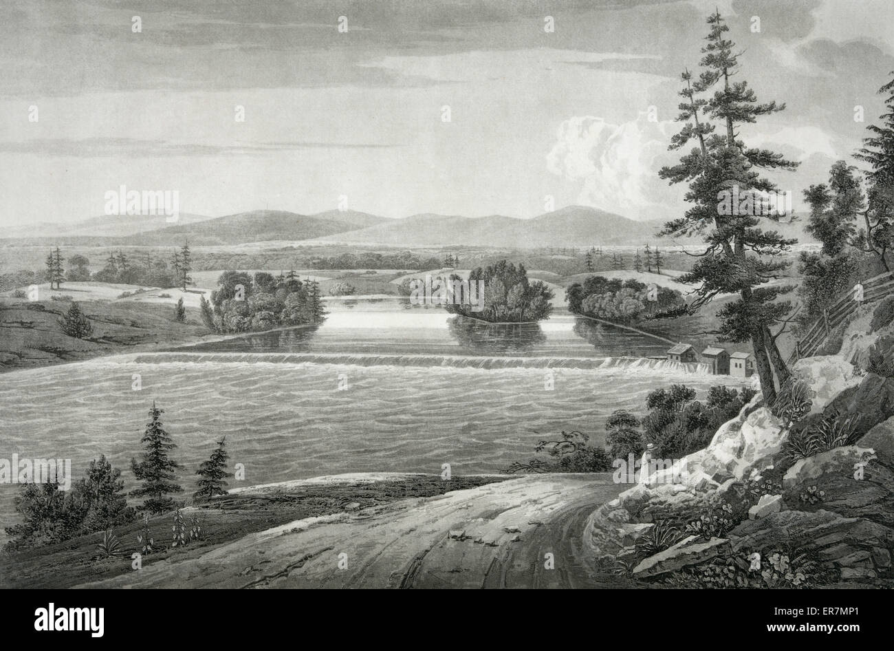 Blick in der Nähe von Sandy Hill Stockfoto