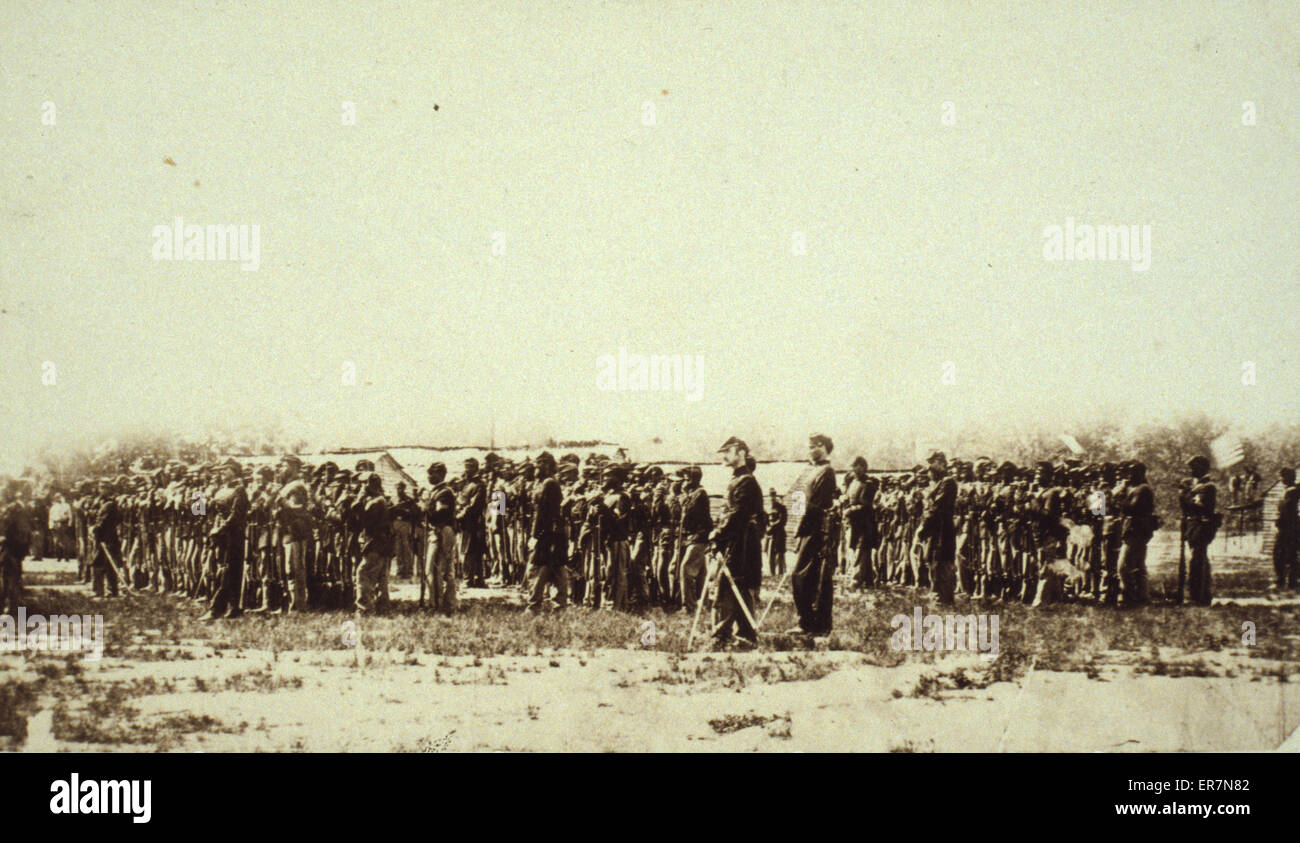 1. US-farbige Infanterie Stockfoto