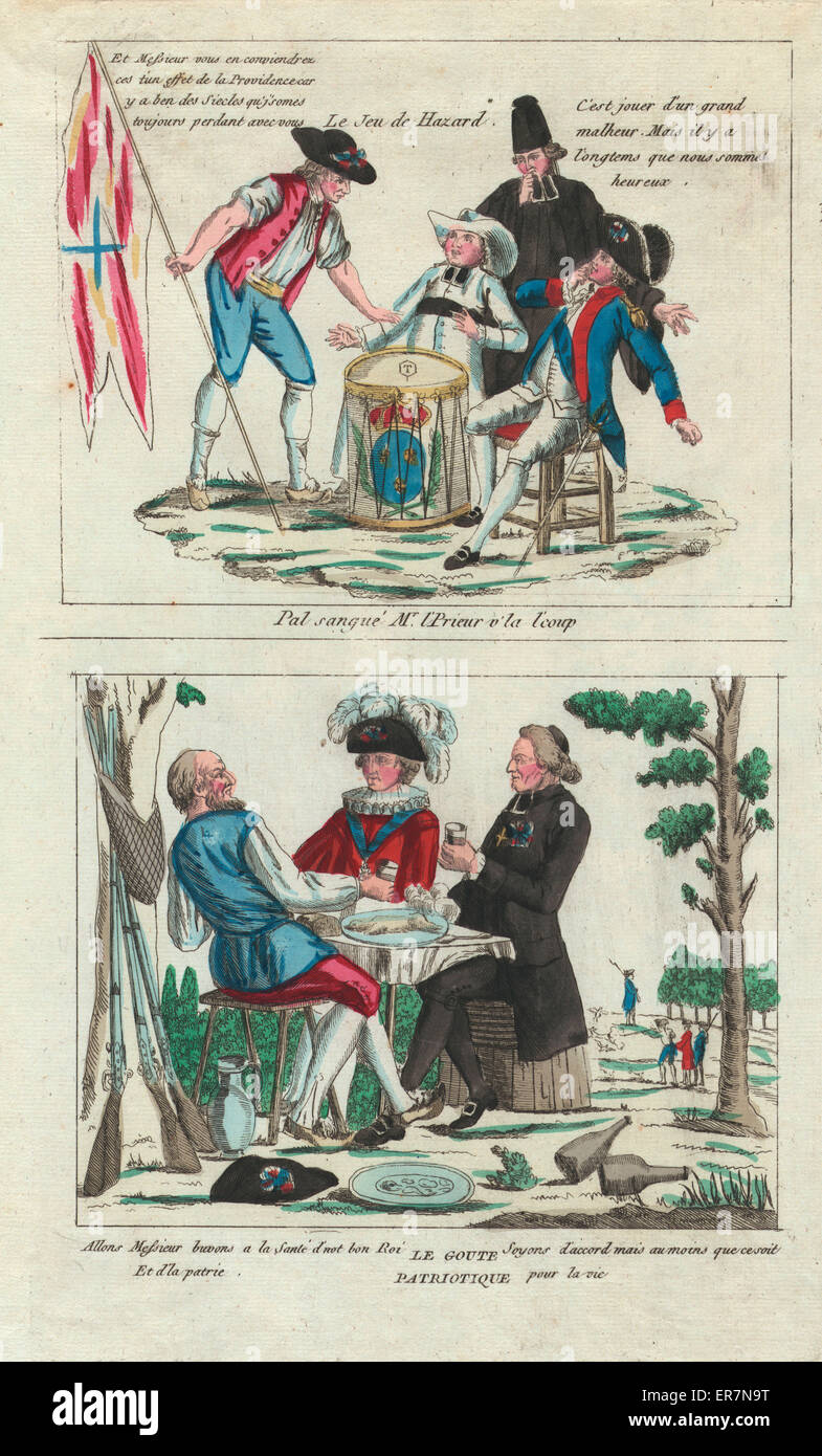 Kumpel Sangue Mr. L'Prieur V'la l'Putsch Stockfoto