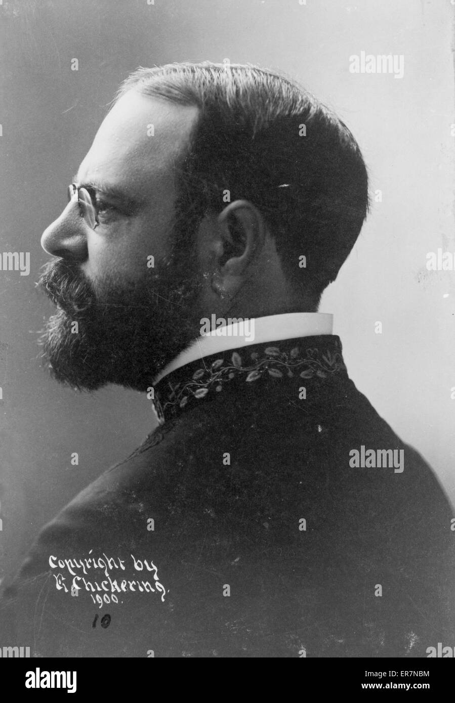 John Philip Sousa, Kopf und Schultern im Porträt, Links Profil Stockfoto