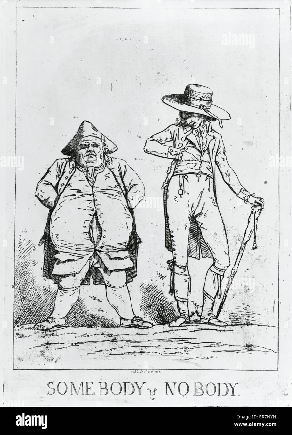 Einige Körper und keinen Körper Stockfoto