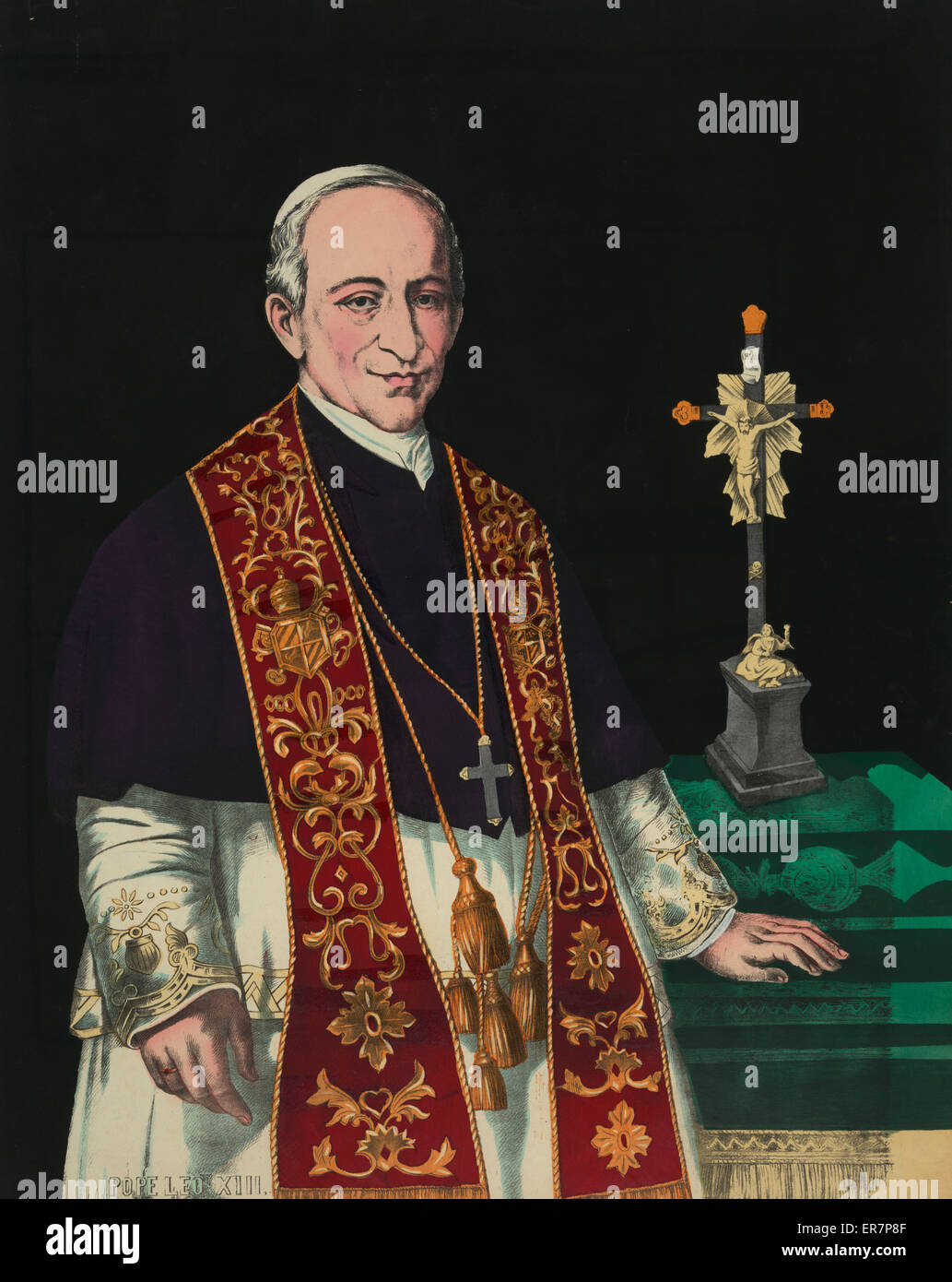 Papst Leo XIII. Stockfoto