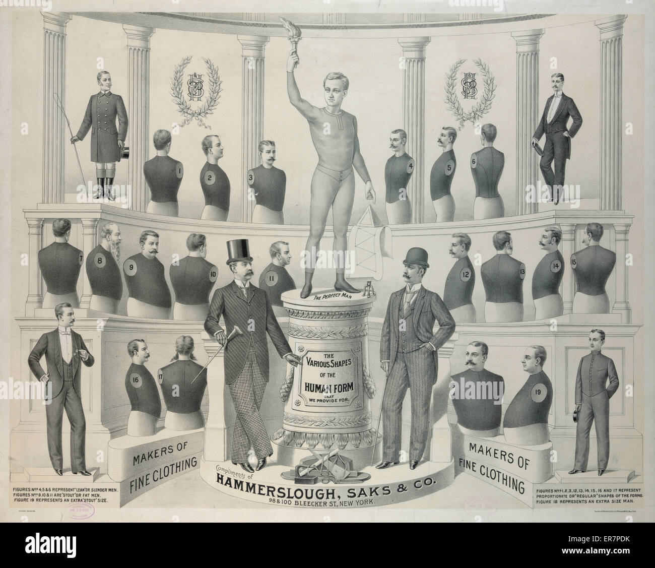 Die verschiedenen Formen der menschlichen Form, die wir für die Bereitstellung Stockfoto