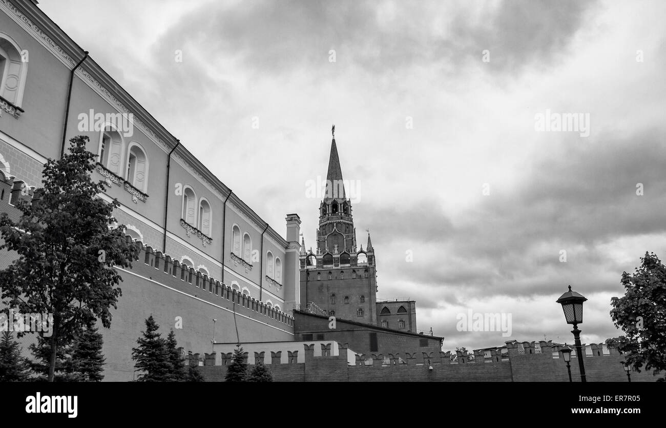 Moskauer Kreml, Troitskaya Turm Stockfoto