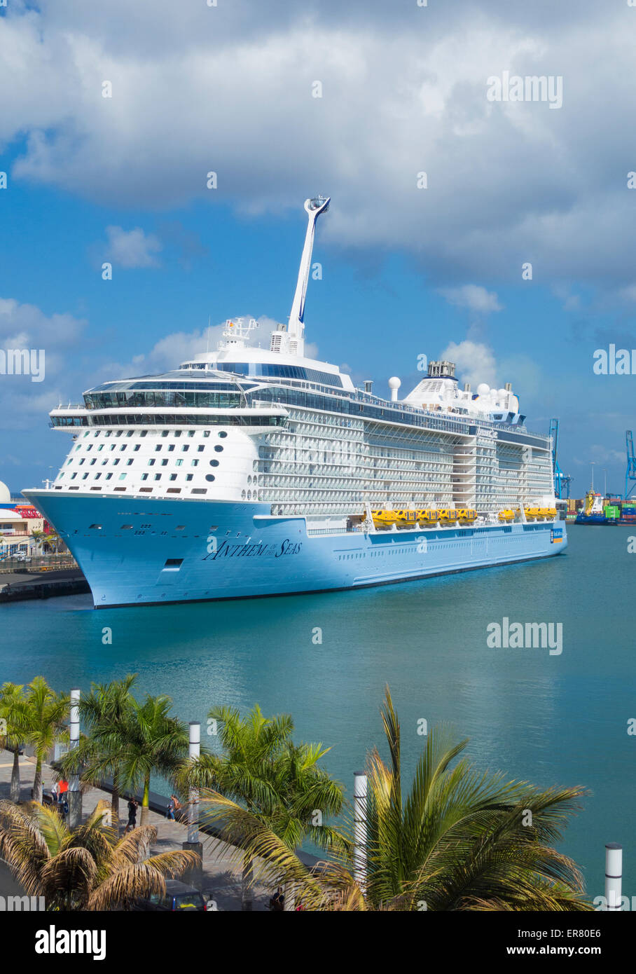 Hymne der Meere Kreuzfahrtschiff in Las Palmas, Gran Canaria, Kanarische Inseln, Spanien Stockfoto