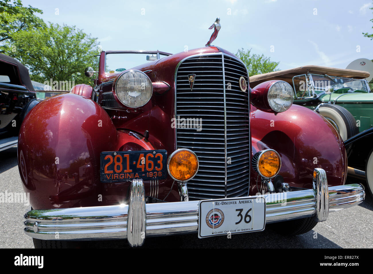 1936 Cadillac LaSalle Cabrio - USA Stockfoto