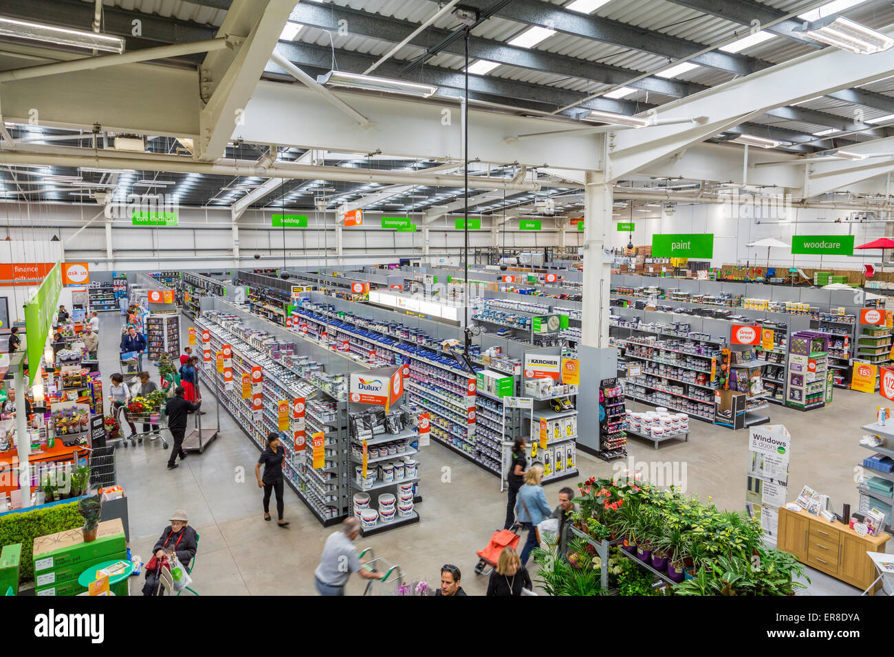 Eine Homebase Store in London, England, Großbritannien Stockfoto