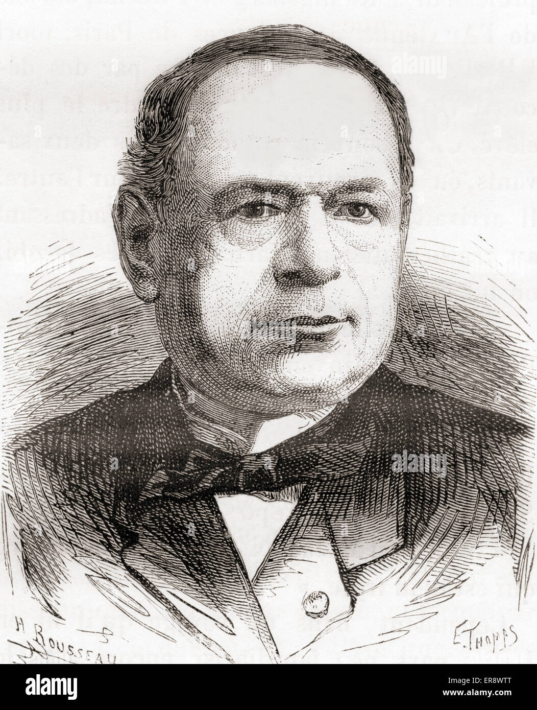 Moritz Hermann (Boris Semyonovich) von Jacobi, 1801 – 1874.  Deutschen jüdischen Ingenieur und Physiker. Stockfoto