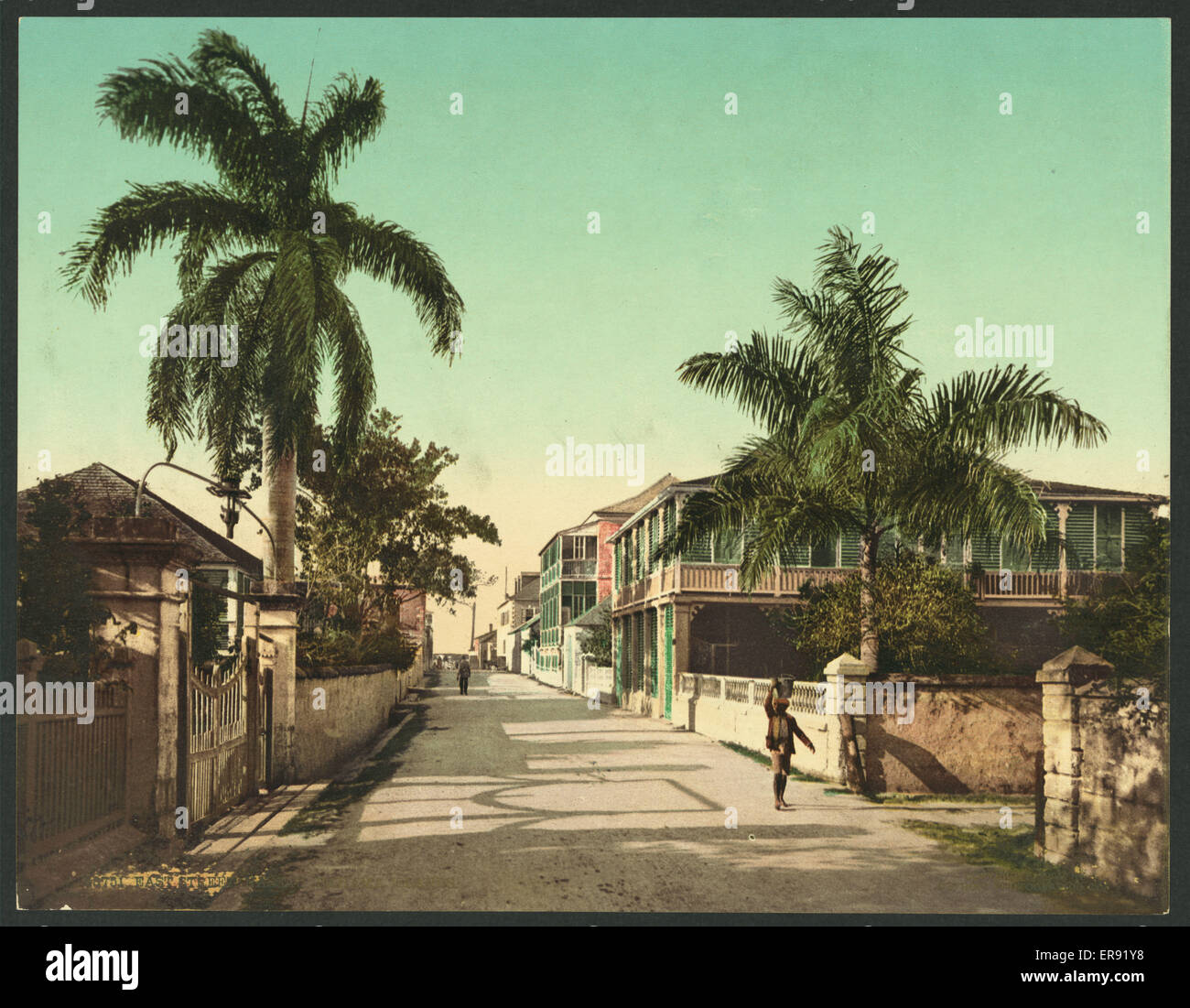 East Street, Nassau, Bahamas Stockfoto