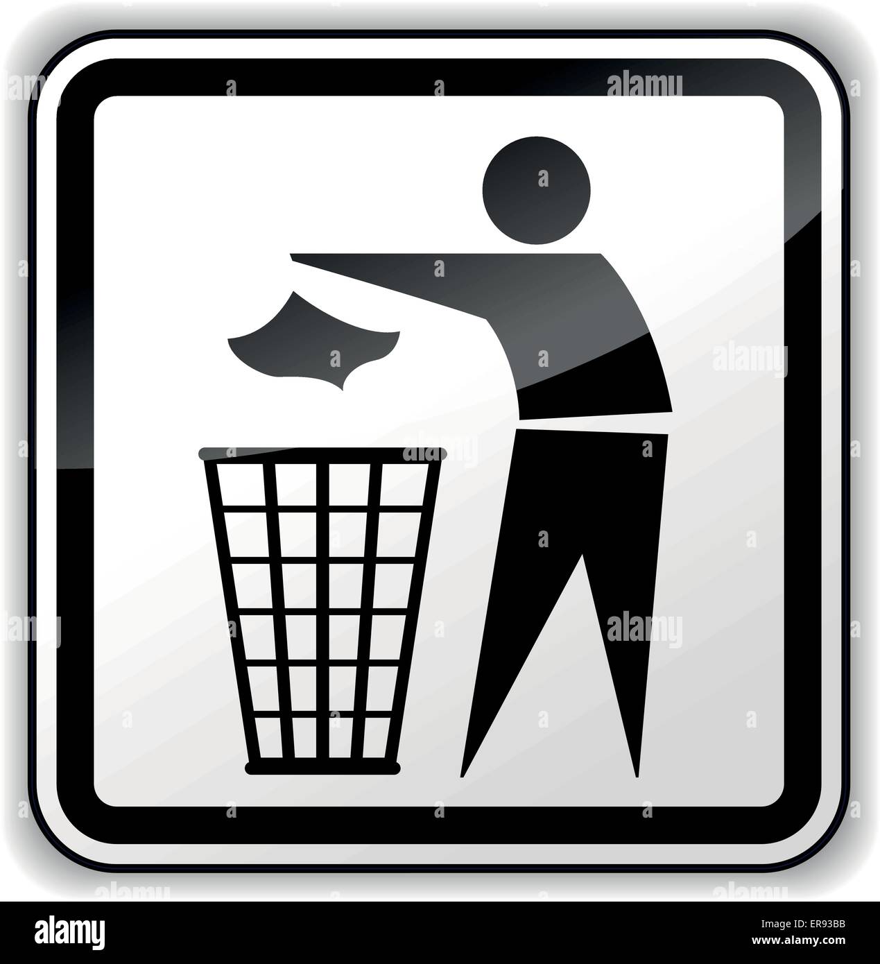 Trash icon -Fotos und -Bildmaterial in hoher Auflösung – Alamy