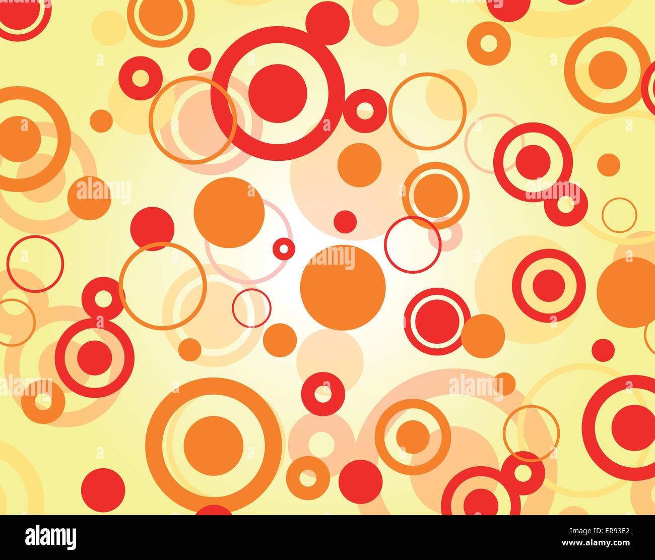 Vektor-Illustration Mode Hintergrund mit warmen Farben Stock Vektor