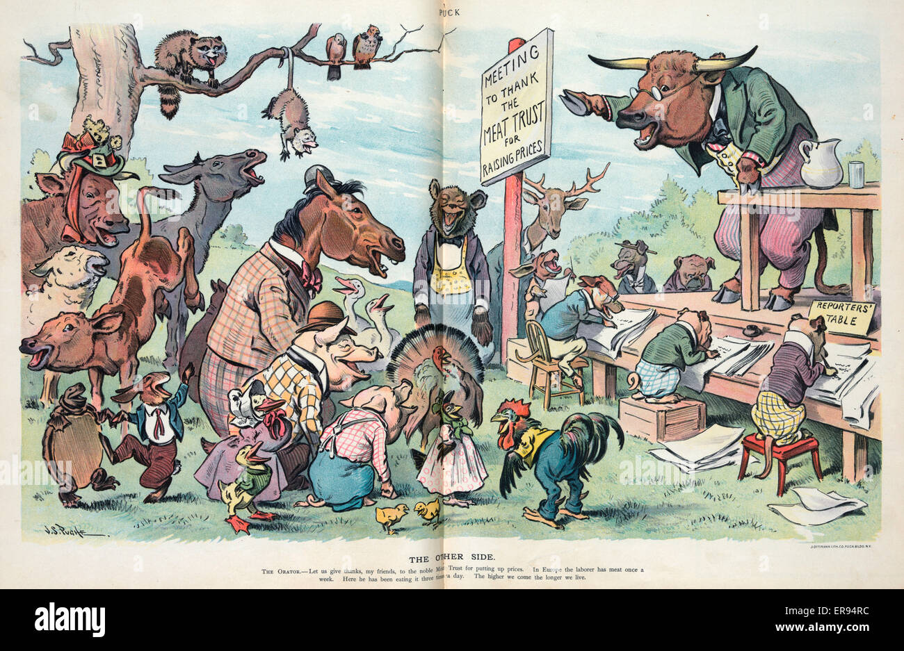 Die andere Seite Stockfoto