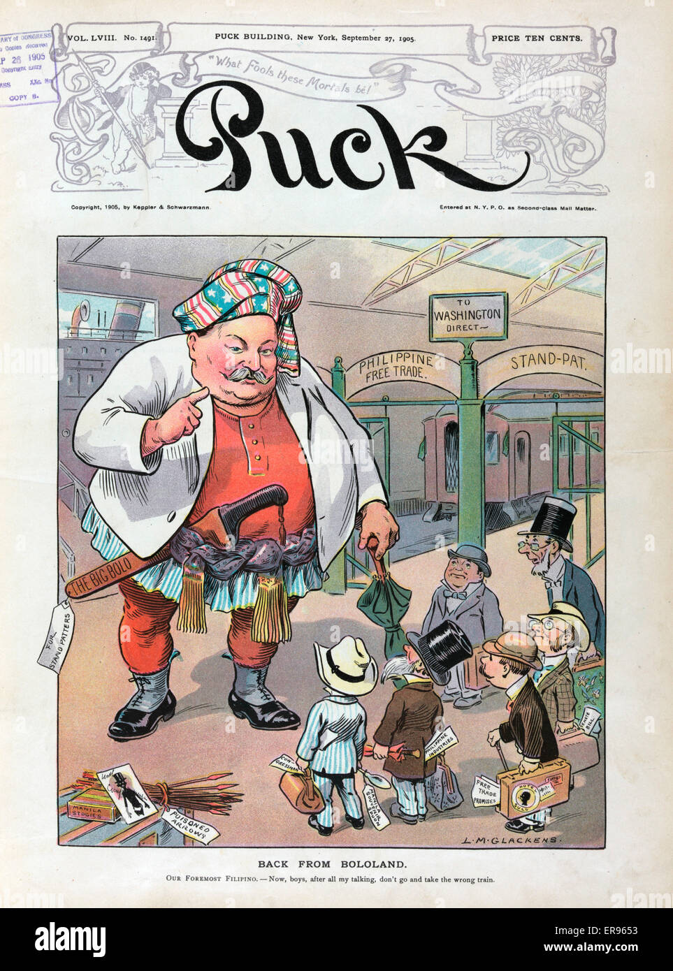 Zurück aus Bololand Stockfoto