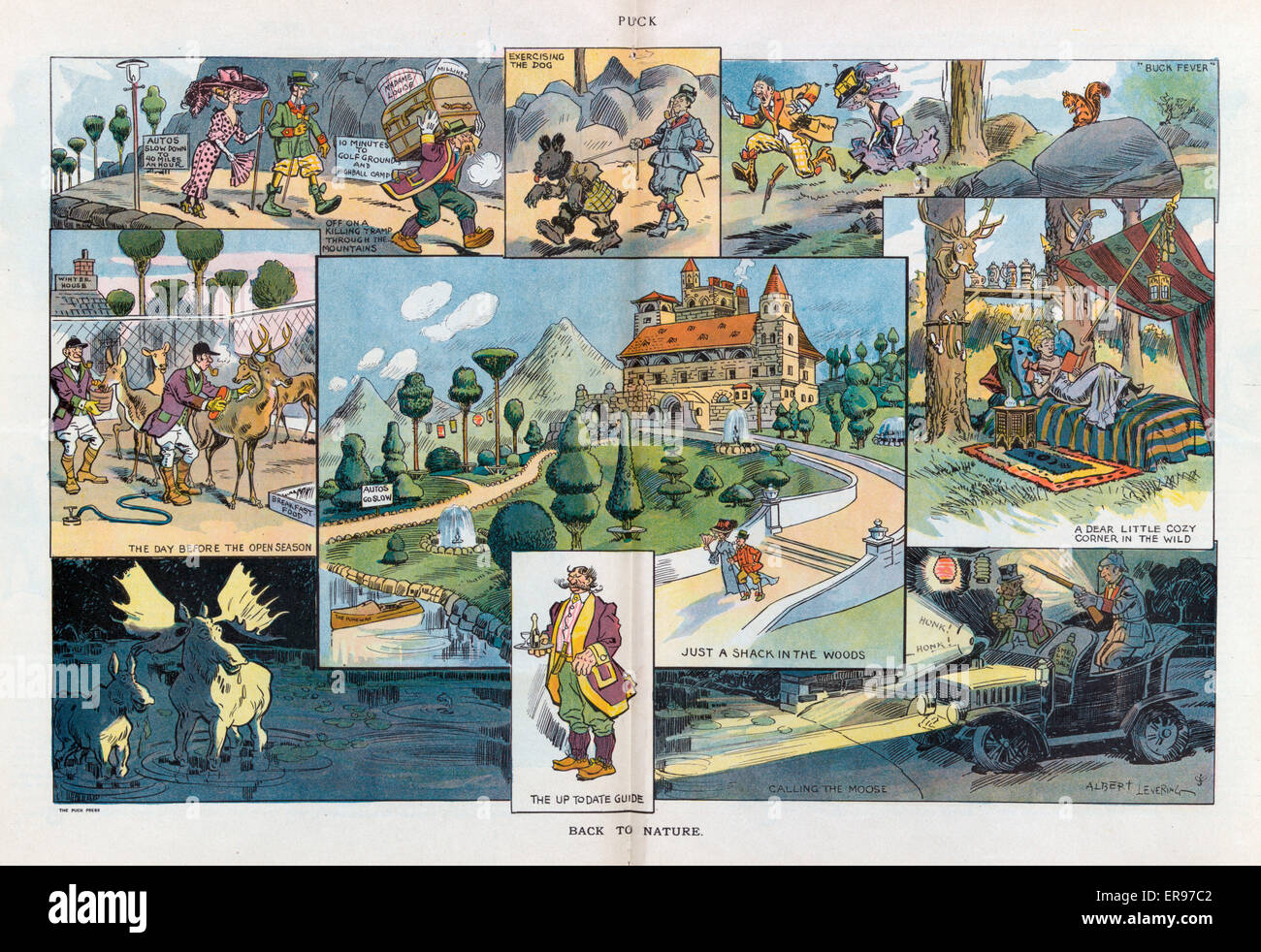 Zurück zur Natur Stockfoto